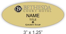 (image for) Bethesda Court Hotel Oval Gold badge