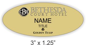 (image for) Bethesda Court Hotel Oval Gold badge