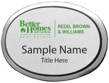 (image for) Better Homes and Gardens Real Estate Redd, Brown & Williams Oval Executive Silver Badge