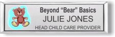 (image for) Beyond Bear Basics Silver Small Executive Badge