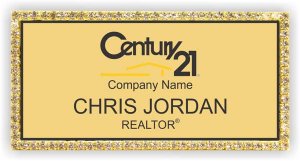 (image for) Century 21 Gold Bling Badge