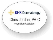 (image for) BHS Dermatology White Oval