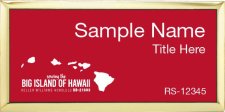 (image for) Keller Williams Big Island of Hawaii Executive Gold Badge with Red Insert