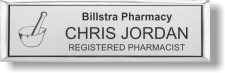 (image for) Billstra Pharmacy Small Silver Executive Badge