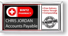 (image for) Bintz Pharmacy Full Color with Silver Executive Badge
