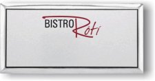 (image for) Bistro Roti Executive Silver Logo Only Badge