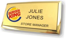 (image for) Burger King Executive Gold Badge