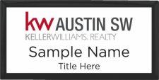 (image for) Keller Williams Austin SW Black Executive White Badge