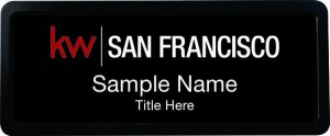 (image for) Keller Williams San Francisco Prestige Black Anodized Black Badge