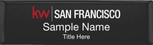 (image for) Keller Williams San Francisco Small Black Executive Badge