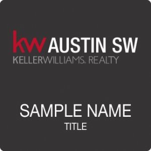 (image for) Keller Williams Austin SW Standard Black Badge