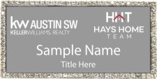 (image for) Hays Home Team Silver Bling Badge