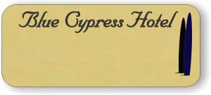 (image for) Blue Cypress Hotel Gold Logo Only Executive Badge