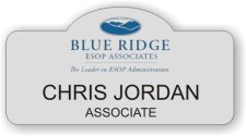 (image for) Blue Ridge ESOP Associates Silver Shaped Badge