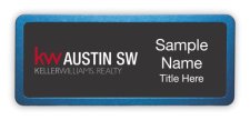 (image for) Keller Williams Austin SW Prestige Blue Anodized Black Badge