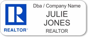 (image for) Residential Blue Realtor White Badge