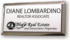 (image for) Bluffs Real Estate Executive Silver Badge (Logo On Bottom)