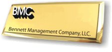 (image for) Bennett Management Company Small Gold Executive Logo Only