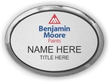 (image for) Benjamin Moore Paints Oval Executive Silver Badge