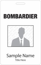 (image for) Bombardier Photo ID Vertical Badge