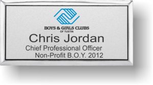 (image for) Boys & Girls Club of Tustin Silver Executive Badge - Style 2