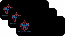 (image for) Boy Scouts of America 25 Pack of Black Logo Only Badges