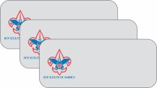 (image for) Boy Scouts of America 25 Pack of Silver Logo Only Badges