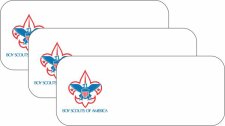 (image for) Boy Scouts of America 25 Pack of White Logo Only Badges