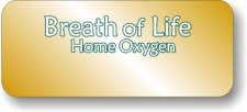 (image for) Breath of Life Home Oxygen Gold Logo Only Badge