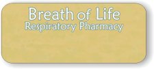 (image for) Breath of Life Home Oxygen Respiratory Pharmacy Gold Logo Only Badge