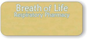 (image for) Breath of Life Home Oxygen Respiratory Pharmacy Gold Logo Only Badge