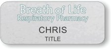 (image for) Breath of Life Home Oxygen Respiratory Pharmacy Silver Badge