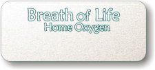 (image for) Breath of Life Home Oxygen Silver Logo Only Badge