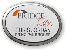 (image for) Bridge City Realty Silver Executive Oval Badge
