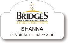 (image for) Bridges Physical Therapy Shaped Badge