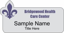 (image for) Bridgewood Health Care Shaped Silver badge