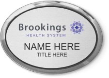 (image for) Brookings Health Care Systems Silver Oval Executive Badge