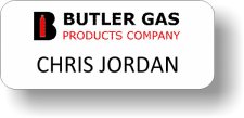 (image for) Butler Gas Products Company White Badge