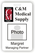 (image for) C & M Medical Supply Photo ID Badge