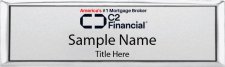 (image for) C2 Financial Corp Small Silver Executive Badge - B