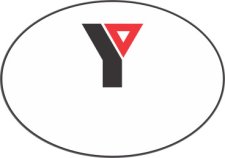 (image for) YMCA Oval White Badge Logo Only