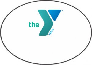 (image for) YMCA Green/Blue Oval White Badge Logo Only