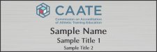 (image for) CAATE 6" x 2" Tent Sign