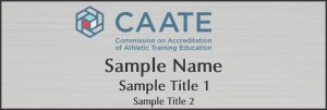 (image for) CAATE 6\" x 2\" Tent Sign