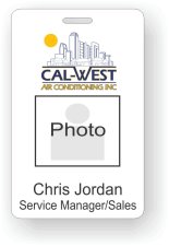 (image for) Cal-West Air Conditioning, Inc. Photo ID Badge