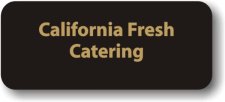 (image for) California Fresh Catering Black Logo Only Badge