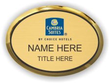 (image for) Cambria Suites Gold Oval Executive Badge