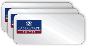 (image for) Candlewood Suites Left Logo Silver Badge 25 Pack