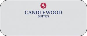 (image for) Candlewood Suites - Flame Logo Silver Standard Badge Round Corners Logo Only