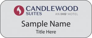 (image for) Candlewood Suites - Flame Logo | IHG Silver Standard Badge Round Corners